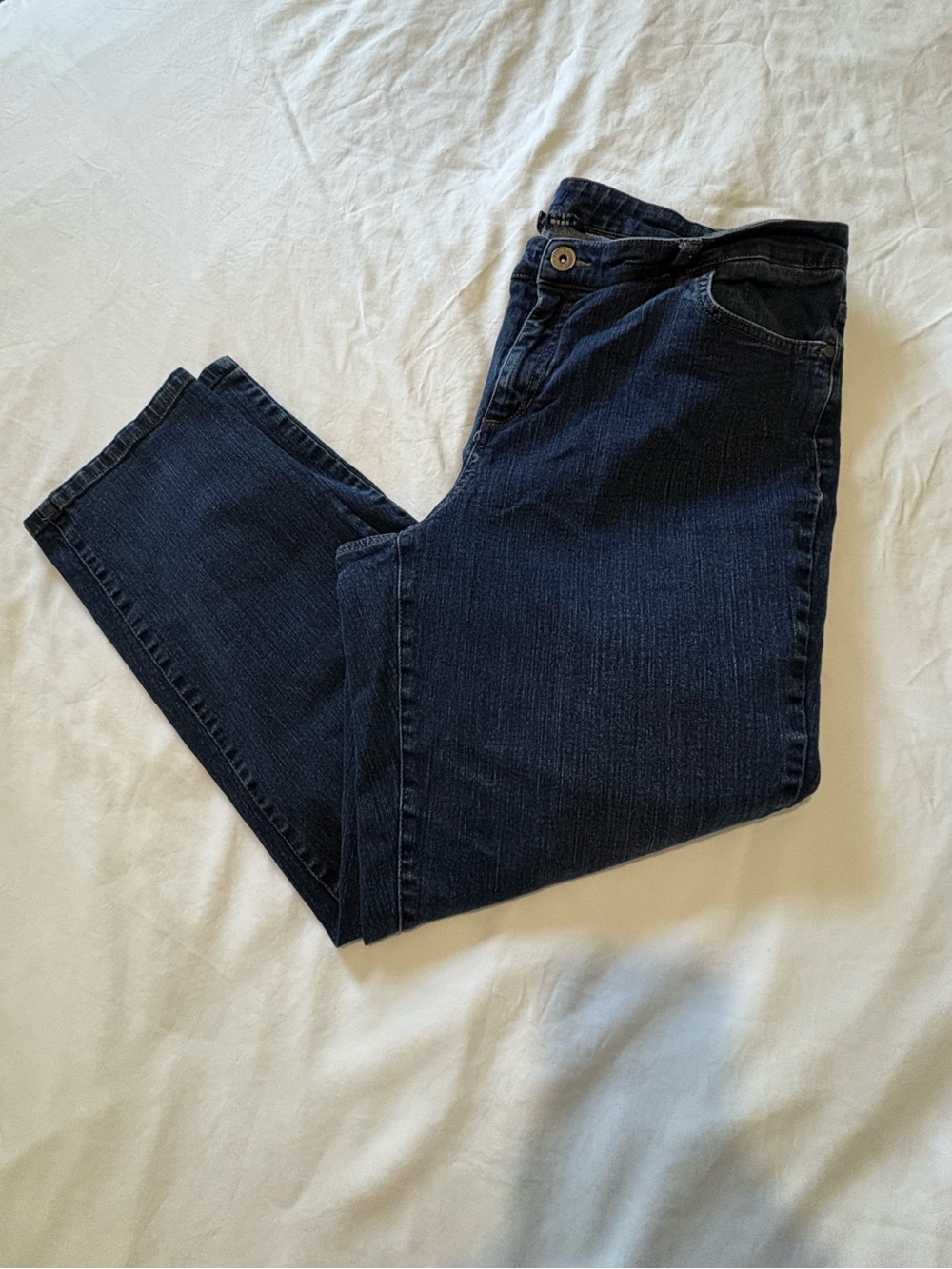 Bandolino - Mandie - Dark Blue Denim Jeans -18W - Picture 4 of 7